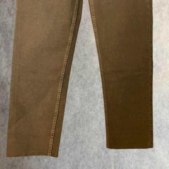 RE/DONE 70s Ultra High Rise Stove Pipe Jeans Womens Size 25 Brown Straight Leg - Picture 4 of 16